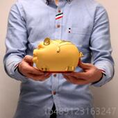 正品 大号复古风金猪儿童桌成人存钱罐实摆用家居面件开送朋友业礼