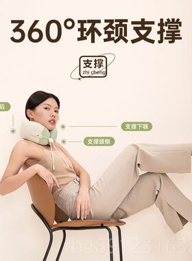 正品MOTUBER椎颈按摩器支撑震动热按摩颈椎腰部枕背部按摩仪敷套