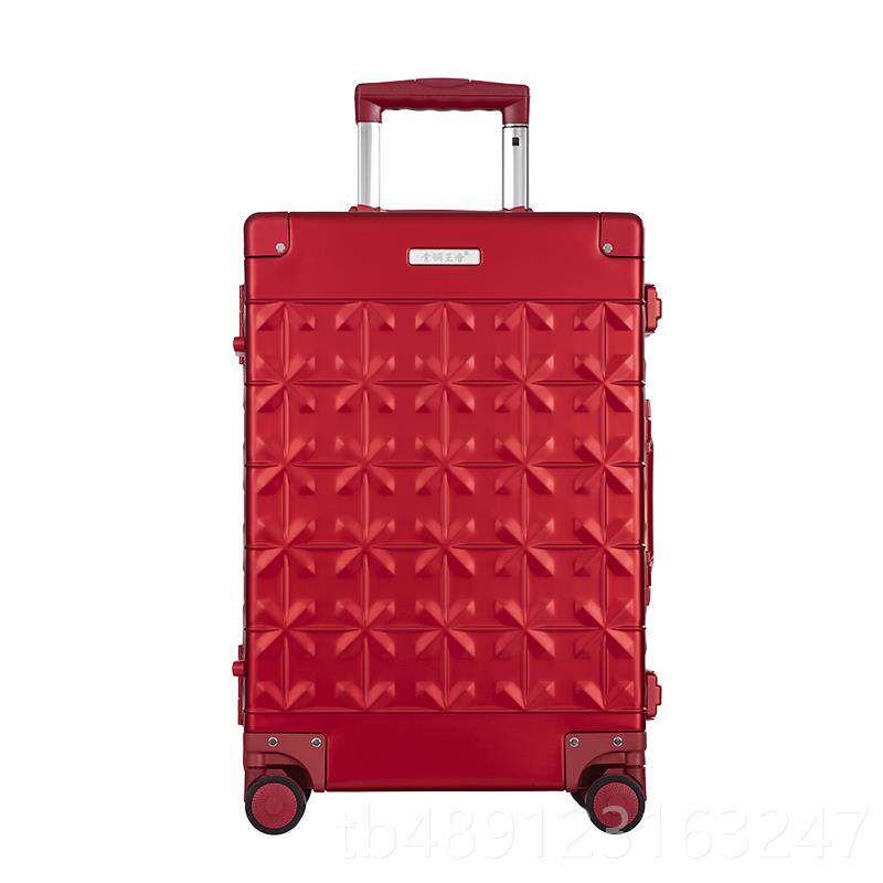 正品行李箱镁合金铝旅行箱登机万向轮男女密码拉属学生商金务杆箱