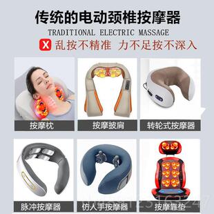 正品颈椎按颈部摩器脖子按摩枕揉捏肩按仪手动腿部经络疏通神摩器