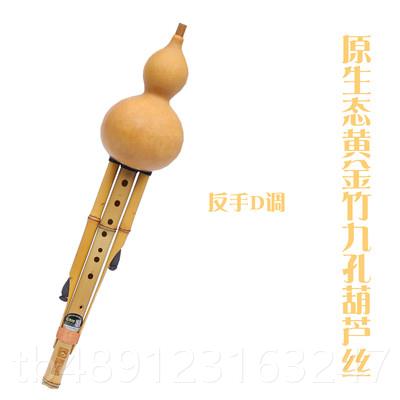 正品学西马格九孔葫丝芦乐器初成人C调降B调金竹9孔胡丝专业演芦