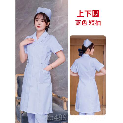正品护士服袖女冬款装厚美夏季短袖白大褂医生服容院长药店制服工