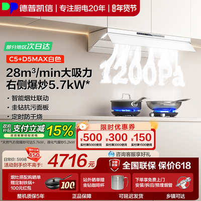德普凯信大吸力油烟机猛火灶
