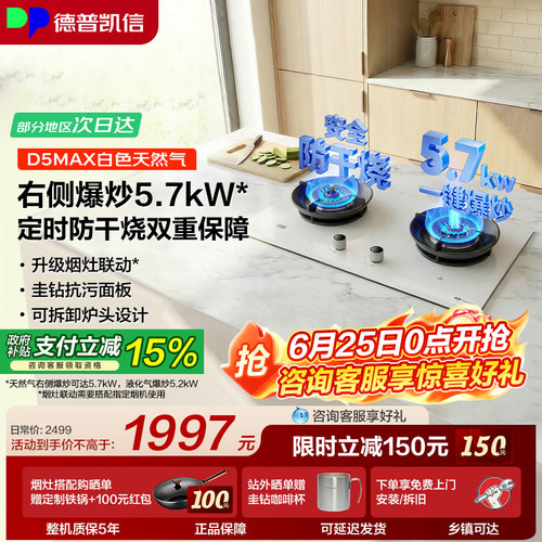 【旗舰顶配款】德普燃气灶D5MAX