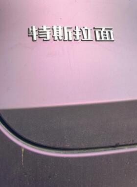 特斯拉面Model3/Y汽车车贴3D立体文字创意车尾车标贴