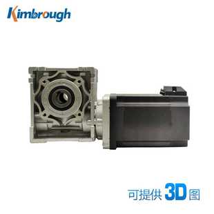 減速比5 86蝸輪減速剎車無刷電機DC48V 785W 3000RPM 100