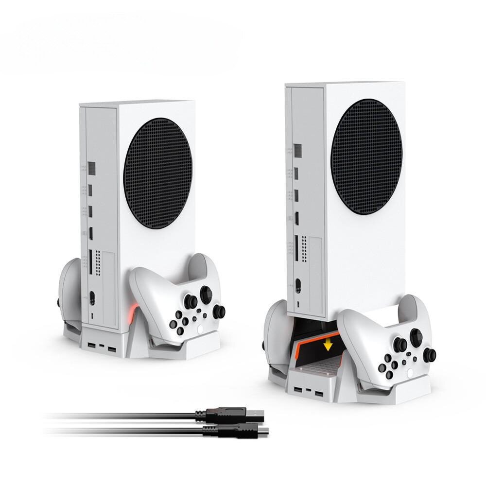 XBOX SERIES S 多合一散热支架无线手柄充电器 底座 主机支架