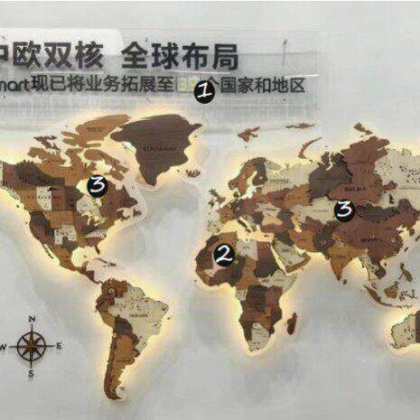 跨境热销源头工厂艺家挂术世界公地图挂墙挂画居墙室XX-269-F大厅