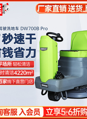 定制加工DW700BPro驾驶式洗地机商用大型工业洗地机工厂车间用