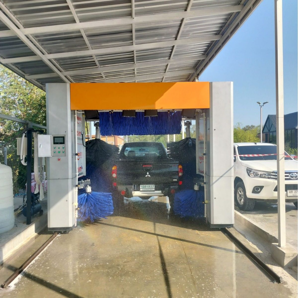 跨境全自动电脑洗车机大型洗车房加油站洗智能商用无人值守一体机