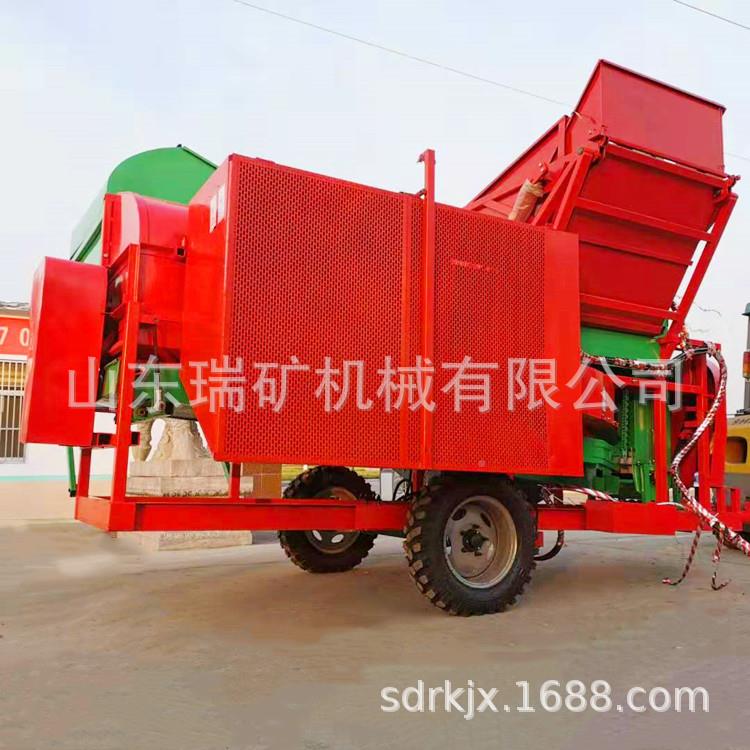 北新型花生果机干湿SKR两摘用花去河秧机果秧分离机自动生装袋脱