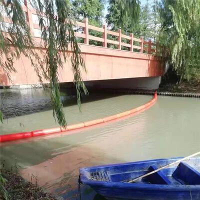 供应水上项目分区浮筒禁止越界拦截浮体200*1000拦树叶水上浮筒