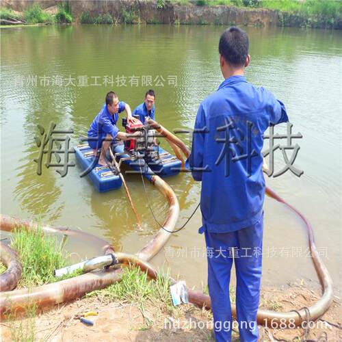 金虹吸抽沙淘型金船小抽砂选金船JHW河式道挖船微型勘探采金船
