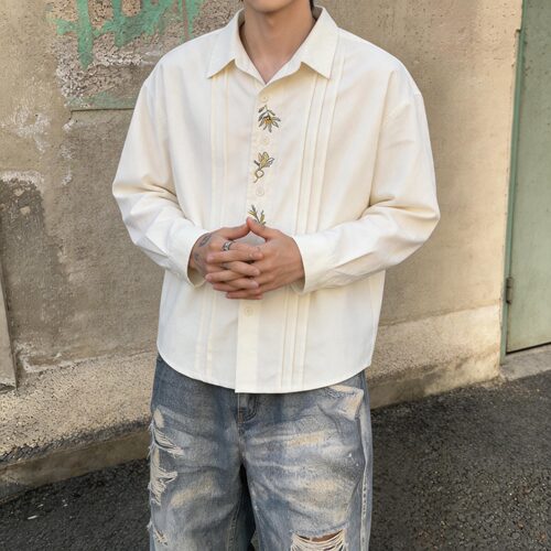 轻奢高档男装新款潮流衬衫