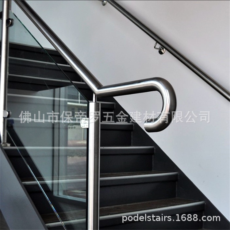 室外304/316L不锈钢立柱小圆管栏杆围栏楼梯扶手护栏