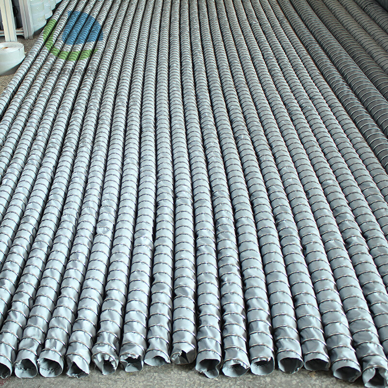 耐高温阻燃风管配报告出货用于柴油发动机试验台汽车尾气的排放