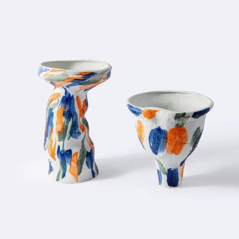 北欧家居简约花瓶酒店民宿客厅餐桌摆件插花陶瓷花器五彩艺术装饰,模玩/动漫/周边/娃圈三坑/桌游,文化/体育周边,淘宝优惠券,粉丝福利购,淘宝优惠卷