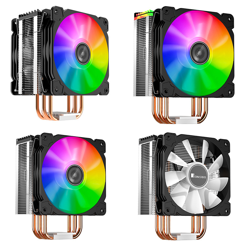 乔思伯 CR-1000系列 电脑CPU风冷散热器 4热管ARGB支持多平台静音