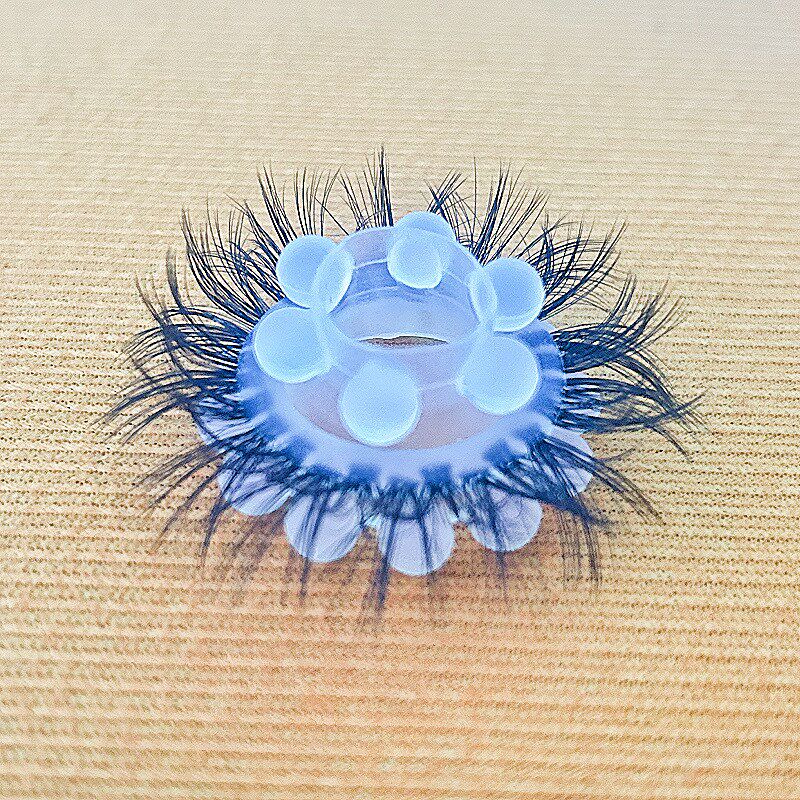 纯羊眼毛圈羊眼圈男羊眼马毛x圈大号小号马尾圈男士胶圈马尾硅热