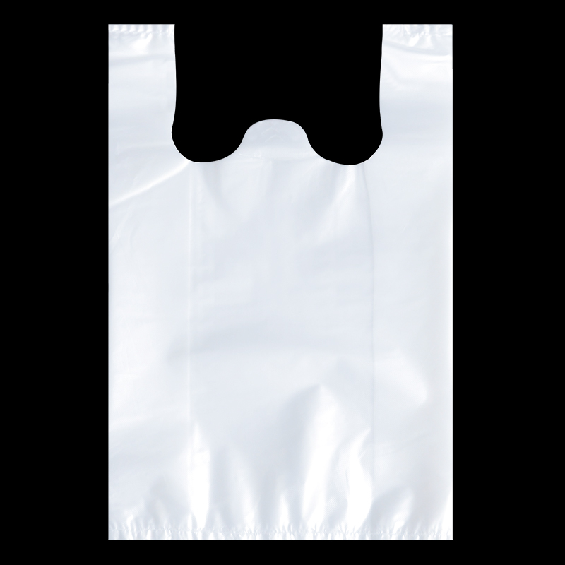 食品袋小号蓝红黄黑白色s塑料袋一次性方便袋商用马夹手提打包热