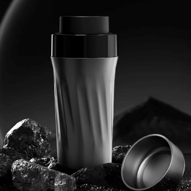 磁吸车载保温咖啡自带杯