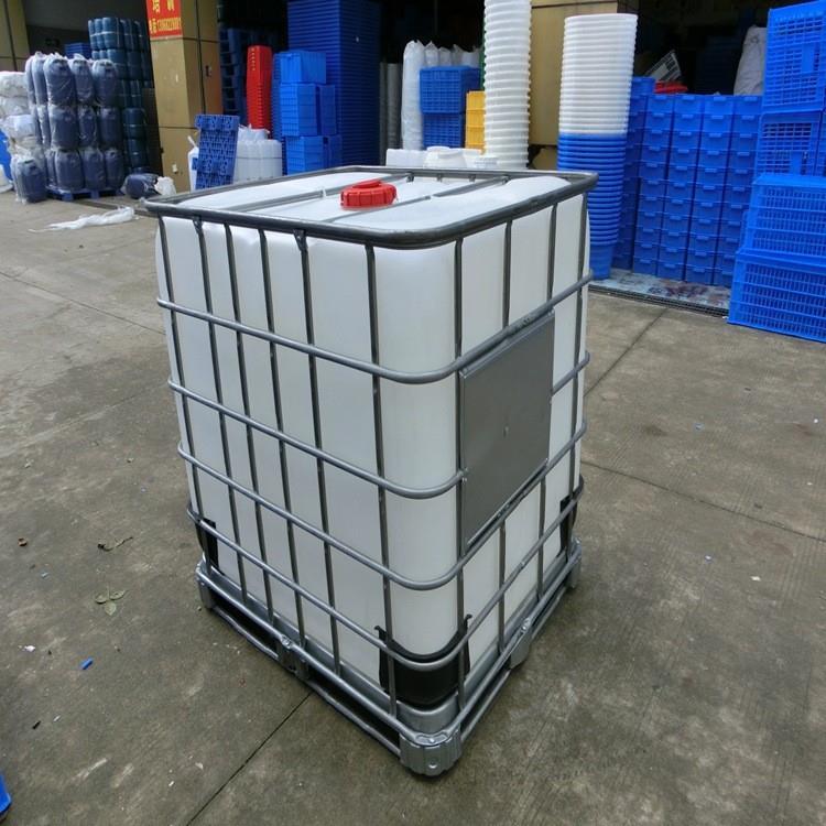 全新ibc集装1立方吨桶塑料桶化工方桶铁架水箱柴油桶1000升耐酸碱