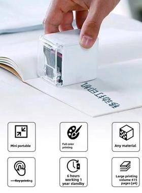 Mbrush手持式打印机智能全彩色喷墨便携式小迷你标签纹身打印机