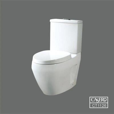 卡西奥落地式分体直冲马桶CT1126家用防臭座便器含缓降盖