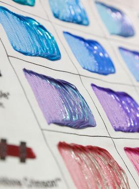 美国进口GOLDEN高登金属色丙烯颜料流质型干扰色闪光效果调和颜料