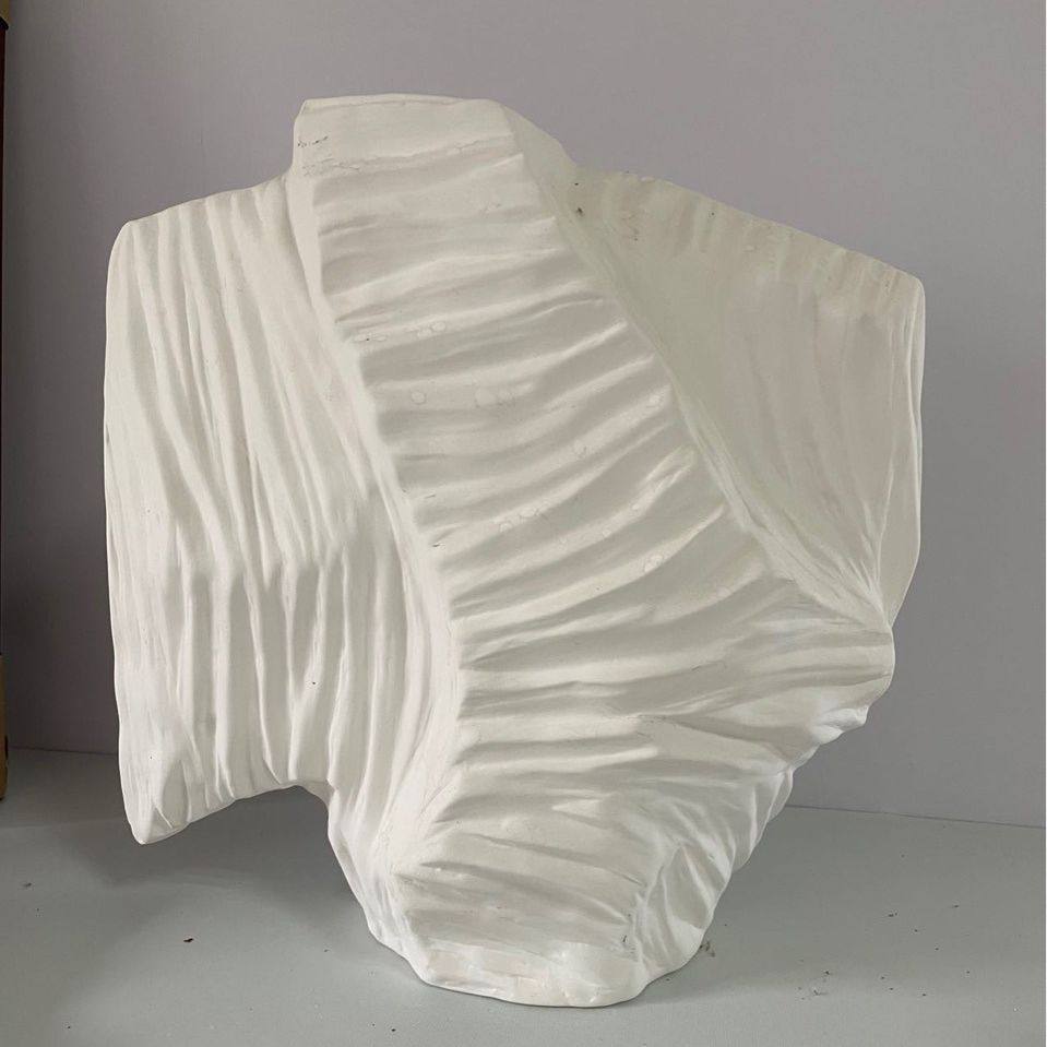 现代极简亚白色螺旋陶瓷高级感花瓶全手工工艺样板间干花插花花器,模玩/动漫/周边/娃圈三坑/桌游,文化/体育周边,淘宝优惠券,粉丝福利购,淘宝优惠卷