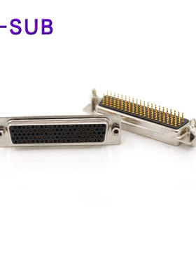DP104母端四排180度直焊板D-SUB白胶镀金车针连接器