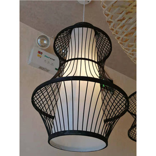 日式 乡村竹艺吊灯常州古镇 吊灯餐厅灯榻榻米竹灯现代简约田园风格