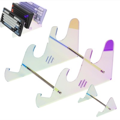 亚克力键盘炫彩桌面托盘增高倾斜电脑键盘托支架