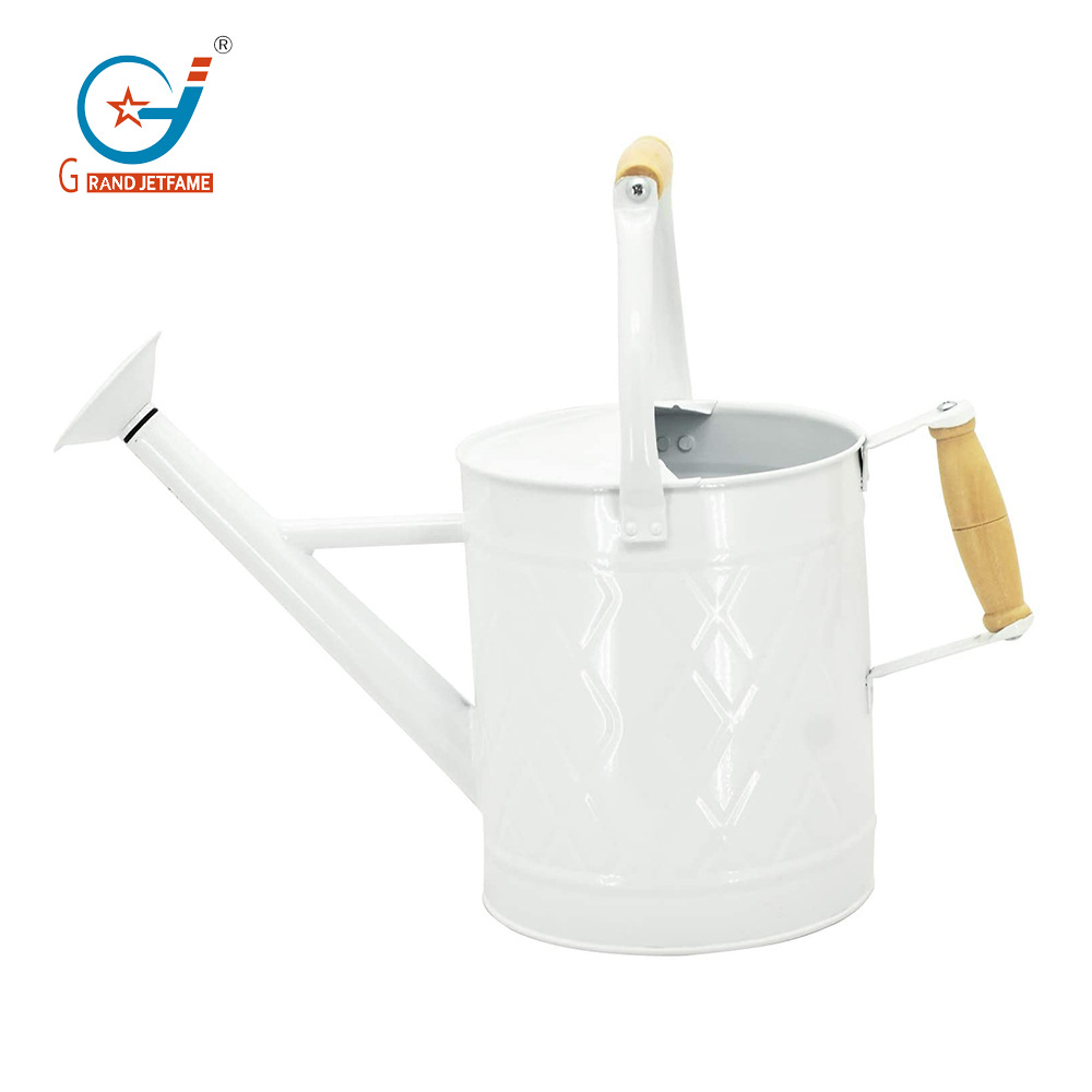 5L容量喷壶金属喷壶带木柄户外室内外浇水工具