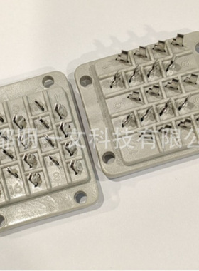 JA778510000E000汽车连接器Cinch 20芯母座, 5A全新灰色面板安装