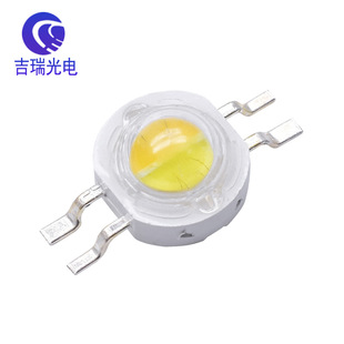 大功率四脚二合一led灯珠双色温正白光6500K暖白3500K仿流明超亮