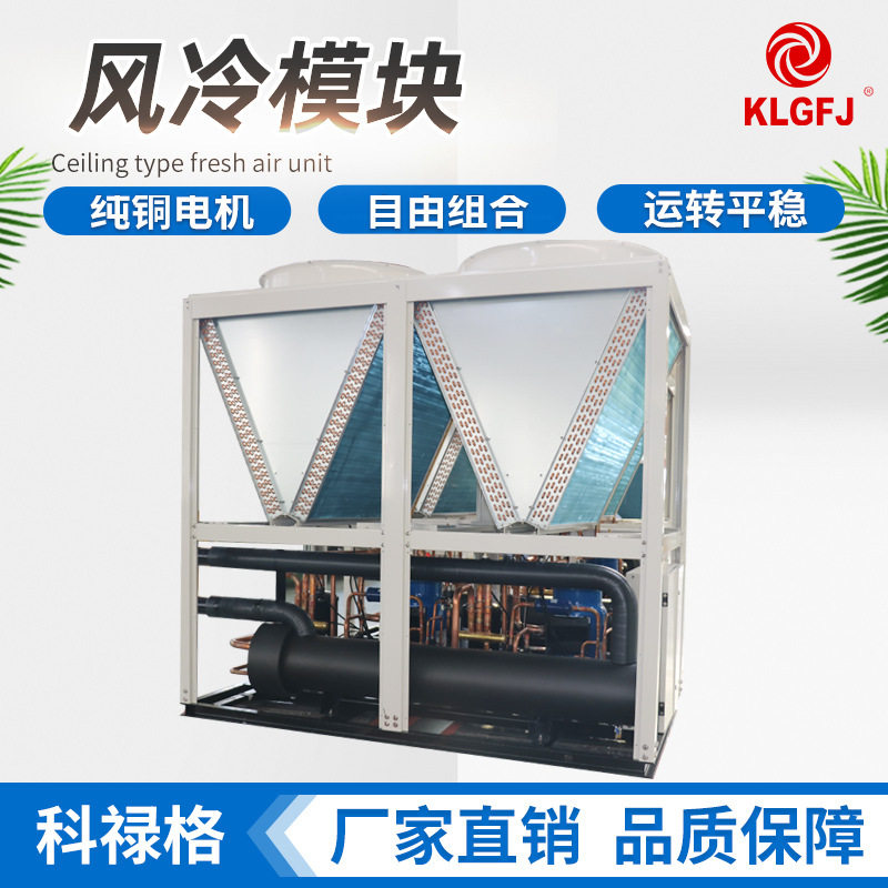 风冷模块中央空调工业制冷换气低噪音空气源冷热泵风冷模块机组