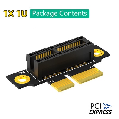 PCI-E 1X 4X 8X 16X 3.0显卡测试转接板转向卡 1U 2U服务器机箱