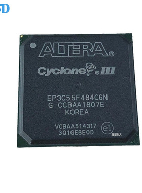 EP3C55F484C6N    BGA484  嵌入式 FPGA 现场可编程门阵列