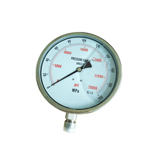 不锈钢压力表200MPA 供应各种规格耐震超高压表 超高压压力表