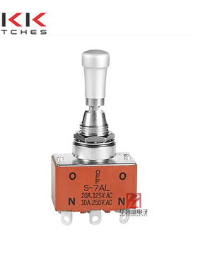 日本NKK S7AL S-7AL 6脚3档 拉拔式 小容量标准尺寸摇头开关