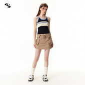 Vone 外穿撞色刺绣 复古辣妹穿搭薄款 SheeE 清凉夏日