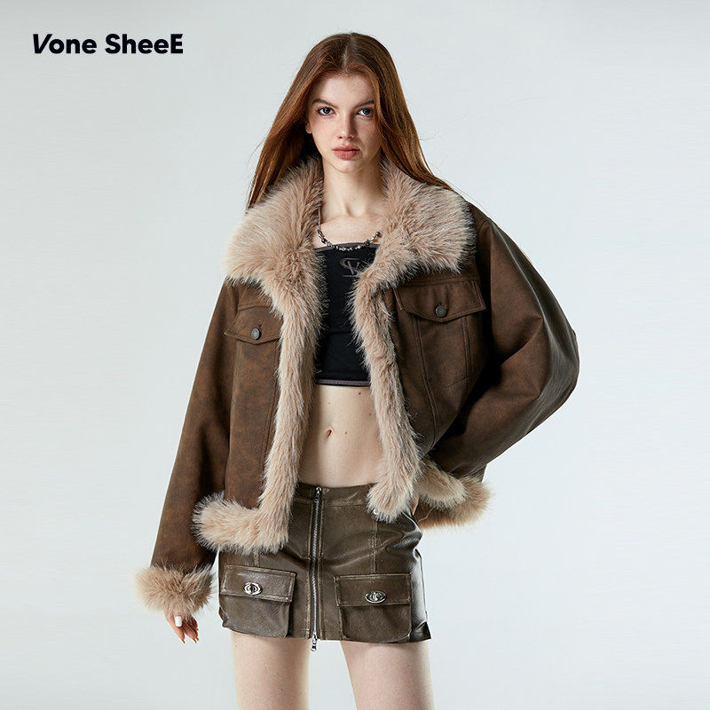 【昕怡专享】复古皮毛一体外套盲盒,女装/女士精品,皮草,淘宝优惠券,粉丝福利购,淘宝优惠卷