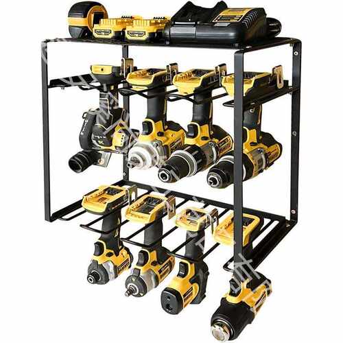 重型浮动工具架加高脚架挂壁式装电动工具整理 架钻头 电钻工具架