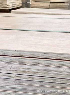 3-20厘胶合板贴面包装木板胶合板异形板杨木光板免熏蒸木方LVL