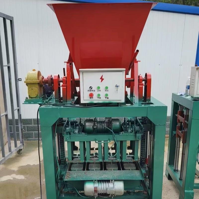 西非约翰内斯堡免烧制砖机 全自动液压砖机 混合搅拌粉碎生产线