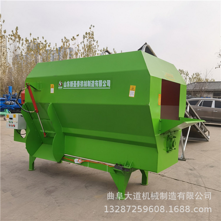 壁板加厚双轴搅拌机 12立方tmr搅拌机 青贮tmt制备机
