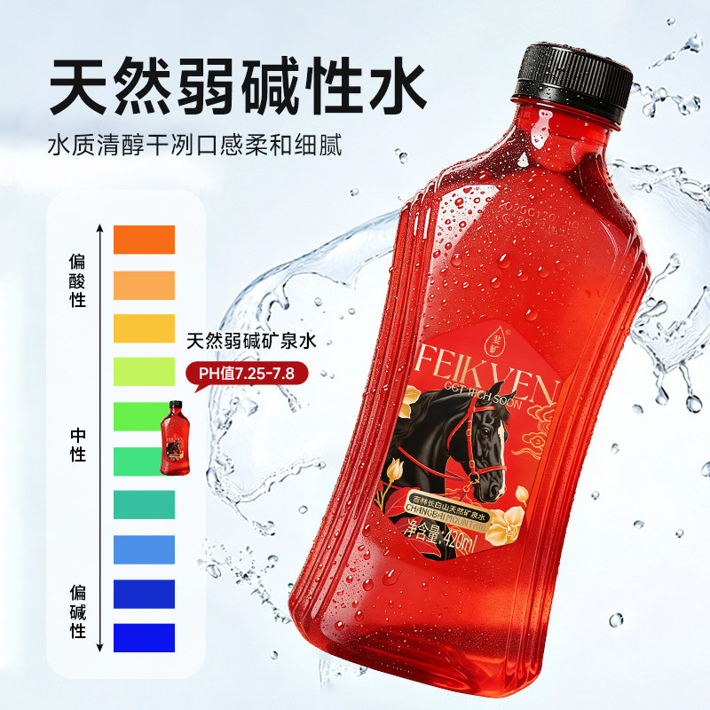 斐矿长白山天然矿泉水420ml*12瓶图片
