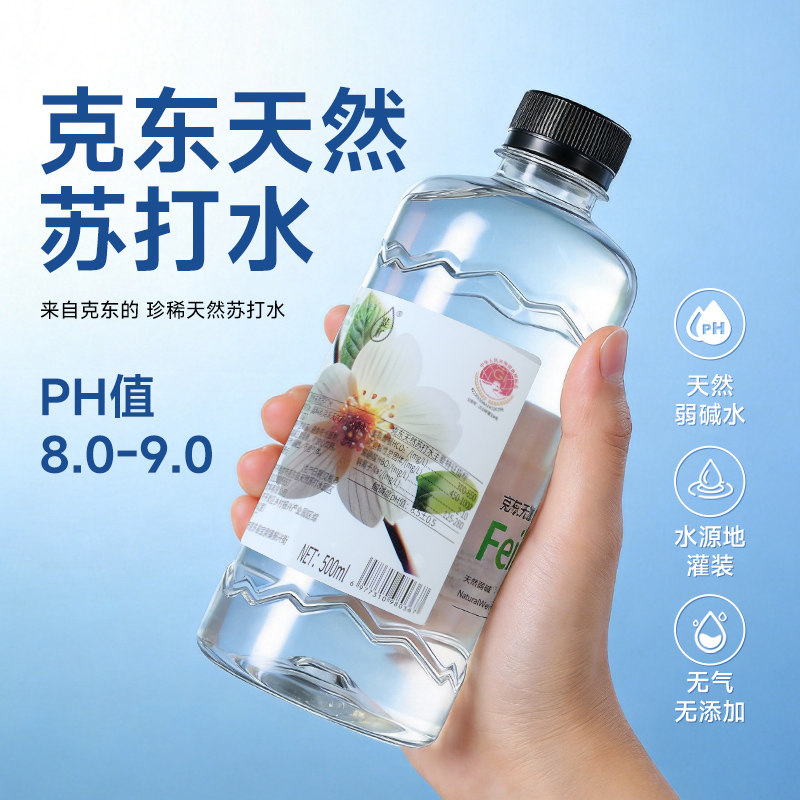 斐矿克东天然苏打水500ml*12瓶