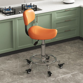 富乐迪厨房做饭炒菜可升降旋转加高椅骨折恢复室内代步理发专用椅